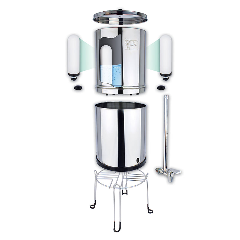 Load image into Gallery viewer, 12 Litre Newton Gravity-Powered Water Filter System