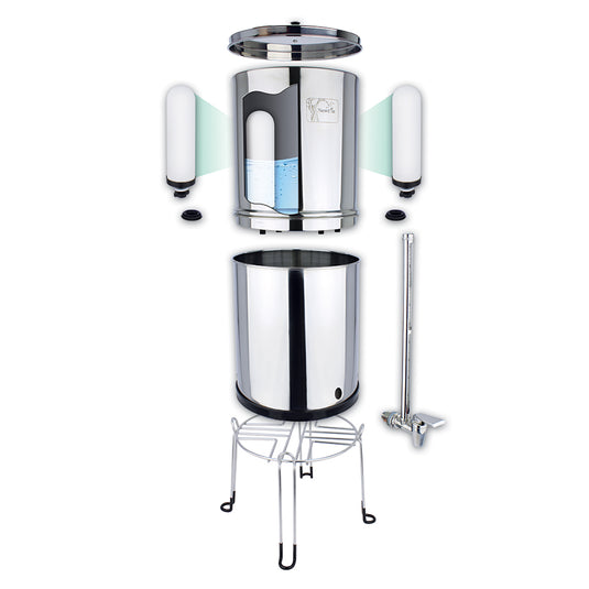 12 Litre Newton Gravity-Powered Water Filter System