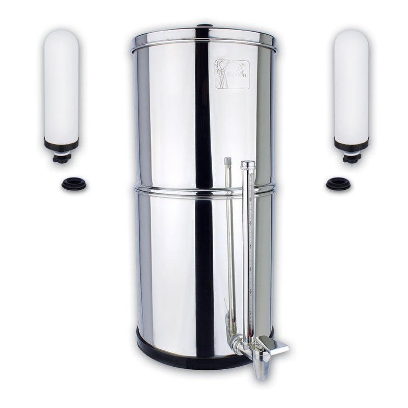 Load image into Gallery viewer, 8.5 Litre Newton Gravity-Powered Water Filter System