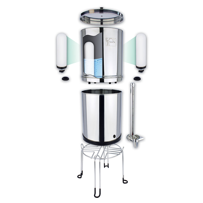 Load image into Gallery viewer, 8.5 Litre Newton Gravity-Powered Water Filter System